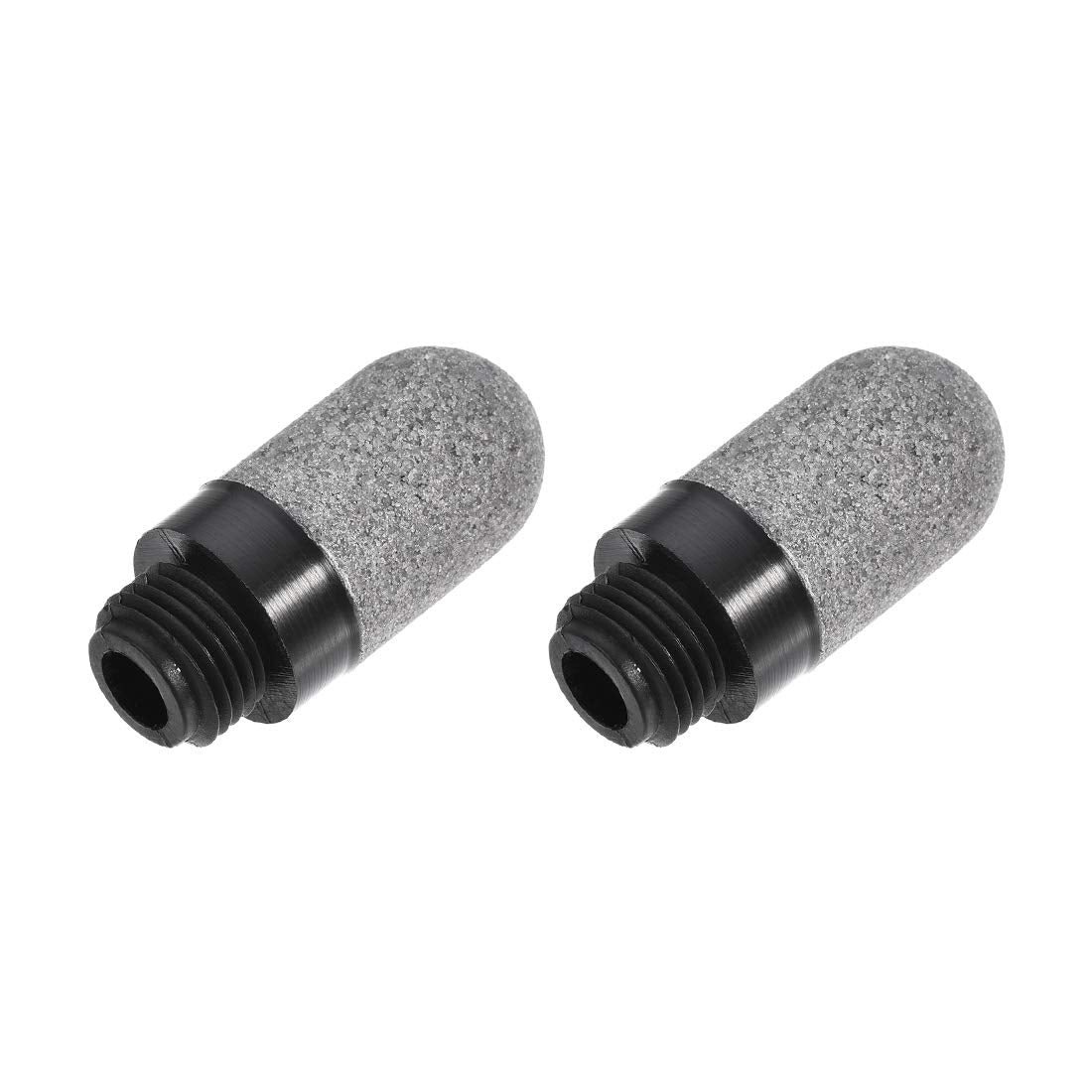 Pneumatic Air Muffler G1/4 Male Thread Plastic Breather Exhaust Muffler 2pcs