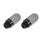 Pneumatic Air Muffler G1/4 Male Thread Plastic Breather Exhaust Muffler 2pcs