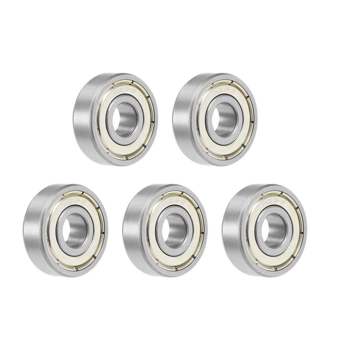 629ZZ Deep Groove Ball Bearing 9x26x8mm Double Shielded Chrome Steel Bearings 5-Pack