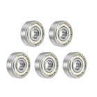 629ZZ Deep Groove Ball Bearing 9x26x8mm Double Shielded Chrome Steel Bearings 5-Pack