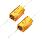 2 Pcs Aluminum Case Resistor 5W 10 Ohm Wirewound for LED Replacement Converter 5W10RJ