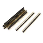 17 Pcs 40Pin 2.54 mm Pitch Single Row Right Angle Male Pbc Pin Header