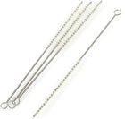 4 Pcs Metal Handle Test Piping Tube Bottle Cleaning Nylon Brush 16.5cm