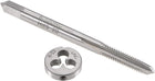 8-32 UNC Tap and Die Set, HSS Machine Thread Tap with Round Threading Die, Right Hand