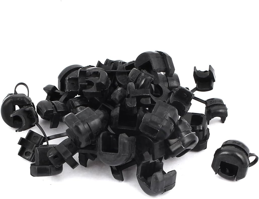 5N-4 Nylon 3.5mm-5mm Cable Strain Bushing Wire Clip 25pcs
