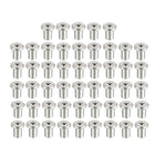 M6x12mm Phillips Head Insert Nut Screw Post Sleeve Nut for Furniture 50pcs