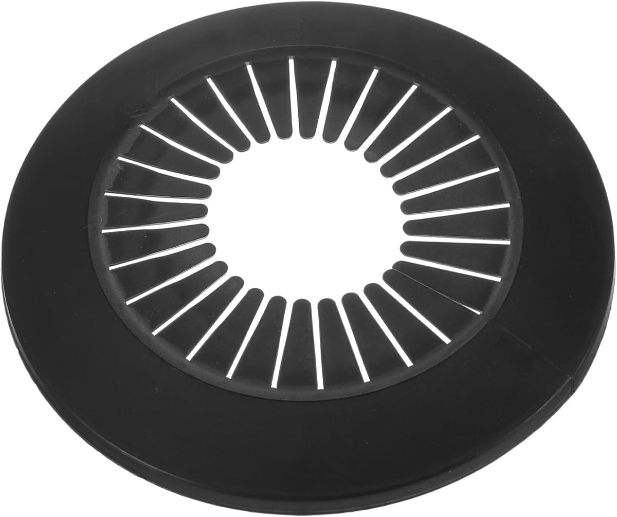 Pipe Cover Decoration, 2pcs 50mm-78mm PP Plastic Escutcheon Collar Water Pipe Drain Line Cover, Black