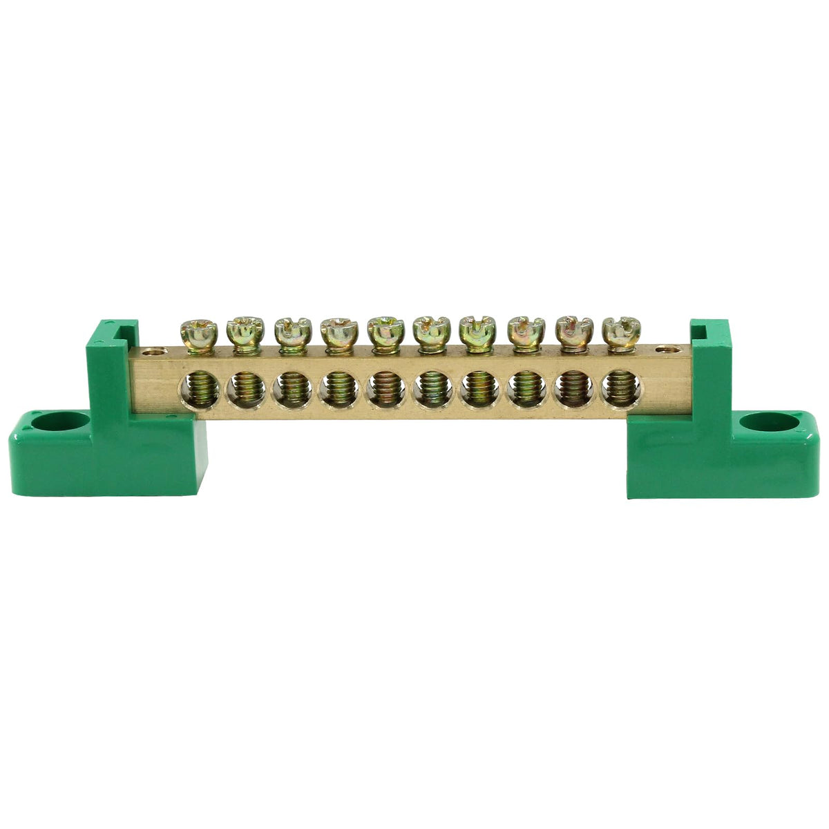 LinkMejor 2 Pack Barra di Bus Terminal in Bronzo 10 Posizioni