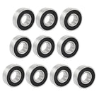 6202RS Roller-Skating Deep Groove Ball Bearing 15 x 35 x 11mm 10 Pcs