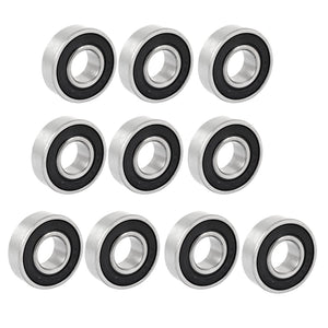 6202RS Roller-Skating Deep Groove Ball Bearing 15 x 35 x 11mm 10 Pcs
