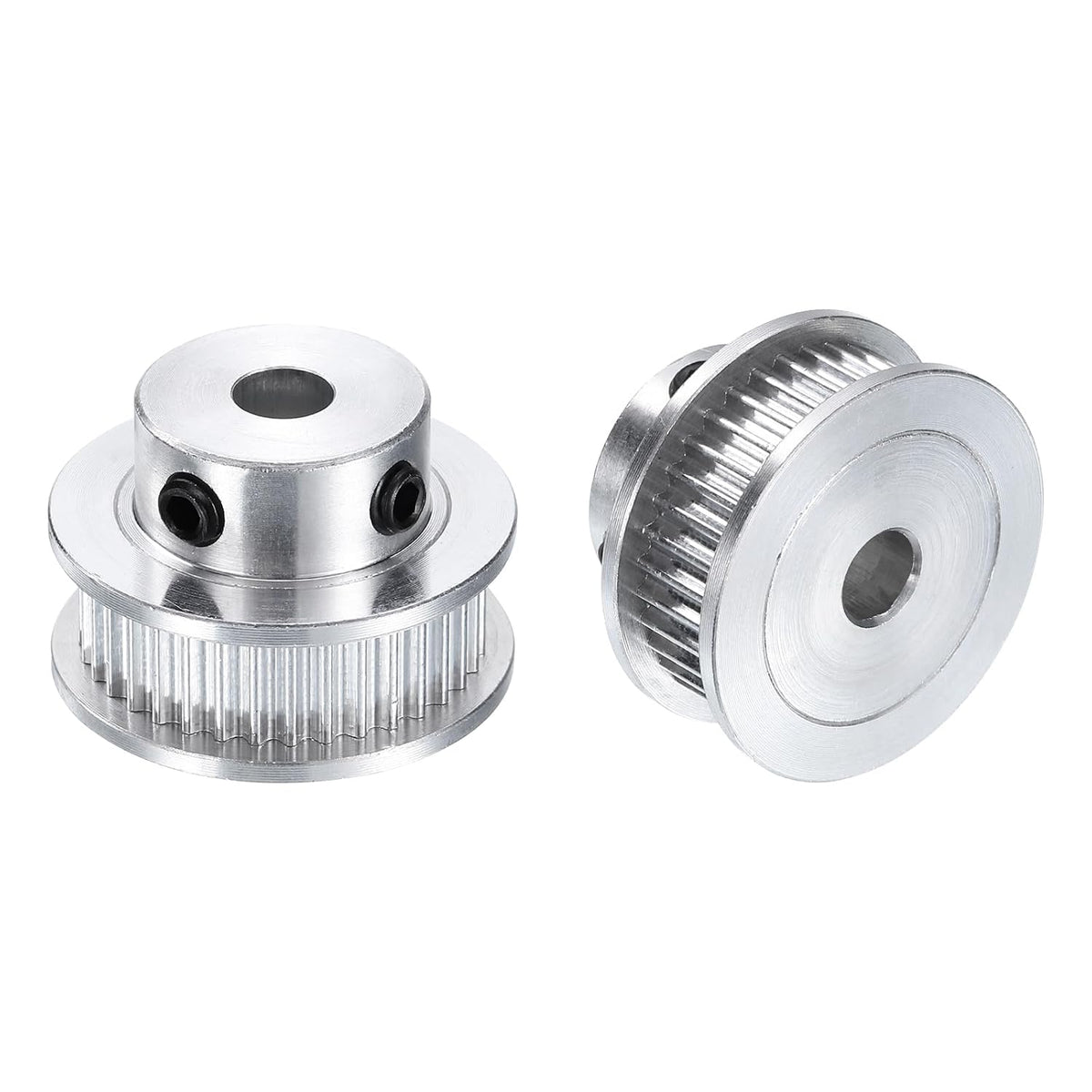 2pcs GT-2 36T Pulley Synchronous Wheel 5mm Bore, Aluminum Timing Pulley 36 Teeth, Fit Width 6mm Timing Belt for 3D Printer CNC Machine