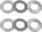 15mmx28mmx9mm Single Row Thrust Ball Bearing 51102 2pcs