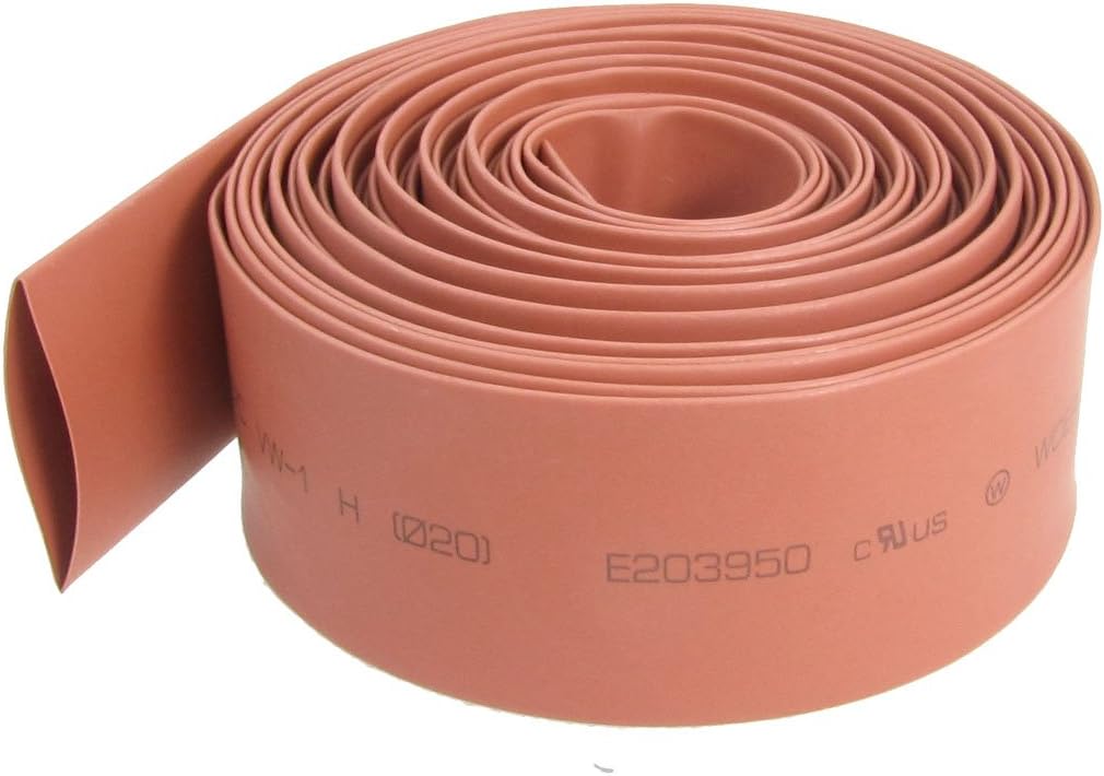 20mm Diameter Ratio 2:1 Heat Shrinking Shrinkable Tube Red 4M Long