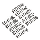 Compression Spring - 1.2mm Wire Dia, 13mm OD, 50mm Free Length Spring Steel Extension Spring,Black,10Pcs