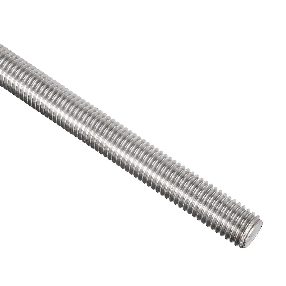 M12 x 500mm Fully Threaded Rod, 304 Stainless Steel, Right Hand Threads