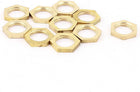 1/4BSP Female Thread Brass Pipe Fitting Hex Lock Nut 10pcs