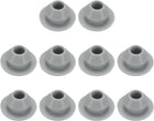 10pcs Hole Plug 1/4 Inch (7mm) Button Plugs Fit for 7mm Hole, Snap in Locking Hole Tube Plug Gel Tube Waterproof Plug Tube Plug, Grey