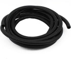 5 M 15 x 18 mm Plastic Flexible Corrugated Conduit Tube for Garden,Office Black