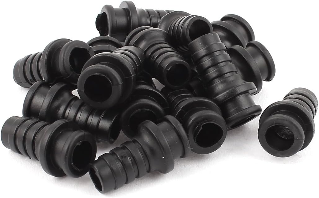 15 Pcs Strain Relief Cord Boot Protector Cable Sleeve Hose 26mm Length