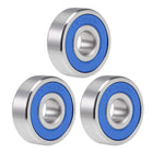 S628-2RS Stainless Steel Ball Bearing 8x24x8mm Double Sealed 628RS Bearings 3-Pack