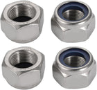 4pcs M20 x 1.5mm Pitch Metric Fine Thread 304 Stainless Steel Hex Lock Nuts
