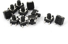 10pcs Surface Mounted Devices SMT Momentary Mini Tactile Push Button Switch 4.5x4.5x5.5mm