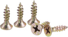 M4 x 16mm Wood Screws Phillips Flat Head Carbon Steel Color Zinc Plated Self Tapping Screws 200pcs
