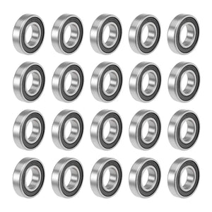 6901-2RS Deep Groove Ball Bearings Z2 12x24x6mm Double Sealed Carbon Steel 20pcs