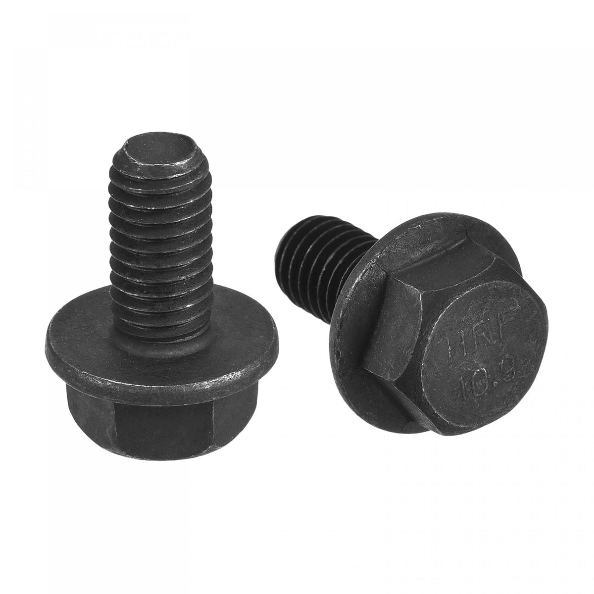 Metric M8x16mm Hex Flange Bolts, 10pcs 10.9 Grade Carbon Steel Hexagon Head Screws