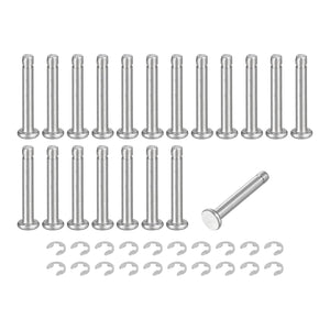 20Set M3x20mm 304 สแตนลีสสตีล โครงของกลมแหวกประกาศ์ที่ติดตั้ง, ปลายหัวแบนเกาะกลิ้งกล่องยอดที่ติดต