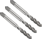 2pcs Spiral Flute Thread Taps 1/4-20 UNC 2B Machine Threading Tap Bit, Uncoated Screw Tapping Repair Tool, M2 High-Speed Steel (HSS)