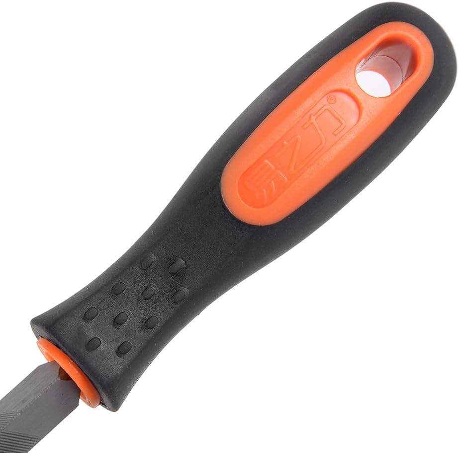 Anders Cut Kvalitet Høy Karbon Hardnetjern Triangel Side Tre Kvarter Fil med Håndtak 10-Inch