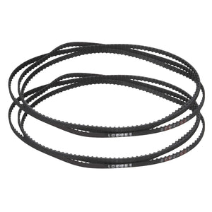 2pcs 720XL 025 Timing Belt 360 Teeth Rubber Geared Cogged Belt, 0.25" Width, 0.20" Pitch Mechanical Replacement Belts