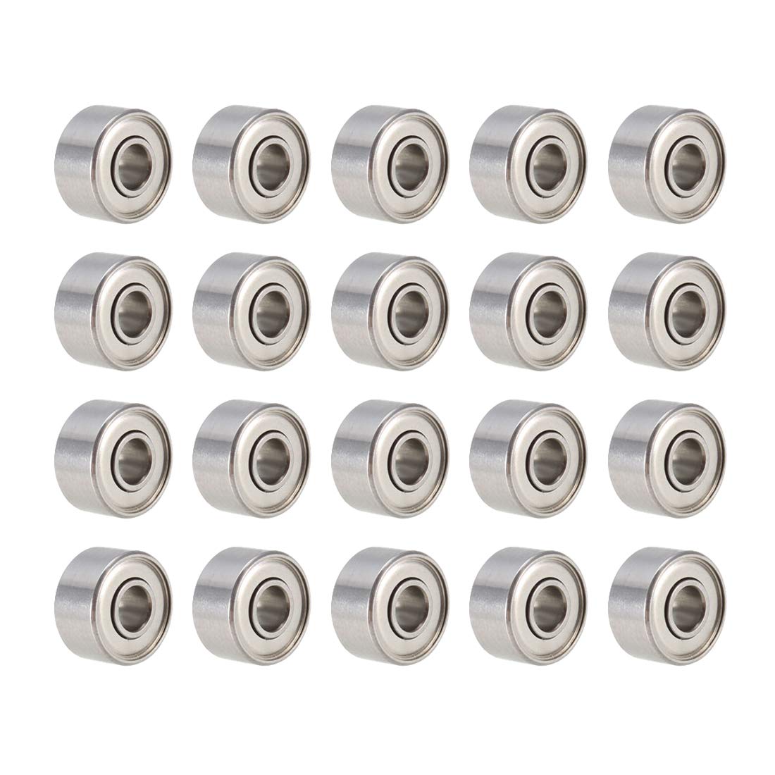 693ZZ Deep Groove Ball Bearing 3x8x4mm Double Shielded Chrome Steel Bearings 20-Pack