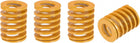 3D Printer Die Spring, 25mm OD 35mm Long 4pcs Spiral Stamping Light Load Compression Mould Die Springs for 3D Printer Electric Part, Yellow