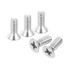 30 pcs #6-32x3/8 inches Machine Screws Phillips Pan Cross Head Screws Fasteners Bolts 304 Stainless Steel Silver for Wall Socket,House Repairs