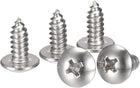 Phillips Head Self Tapping Screws, #14 x 5/8" 304 Stainless Steel Wood Sheet Metal Screw 25pcs