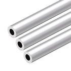 6063 Aluminum Round Tube, 300mm Length 13mm OD 7mm Inner Dia Seamless Aluminum Straight Tubing 3 Pcs