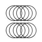 Nitrile Rubber O-Rings, 66mm OD 64mm ID 2mm Width, Metric Sealing Gasket, Pack of 10