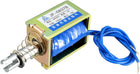 Linear Motion Solenoid Electromagnet DC24V 1A 15N 10mm Stroke Push Pull Type Opening Frame JF-0837B