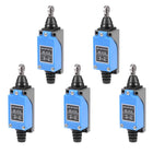 ME-8122 Cross Roller Plunger Momentary Limit Switch 1NC+1NO 5Pcs for CNC Mill 3D printer Door Switch
