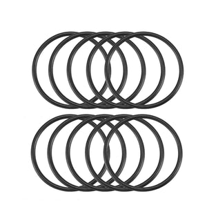 Guanti in gomma nitrile O-Ring 27mm OD 24mm ID 1.5mm Larghezza, Giunzione di Sigillatura Metrica, Confezione da 10