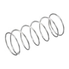 Compression Spring,304 Stainless Steel,18mm OD,1mm Wire Size,9mm Compressed Length,40mm Free Length,5.9N Load Capacity, Silver Tone,5pcs