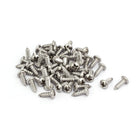 M3.5x10mm 304 Stainless Steel Phillips Round Pan Head Self Tapping Screws 50pcs