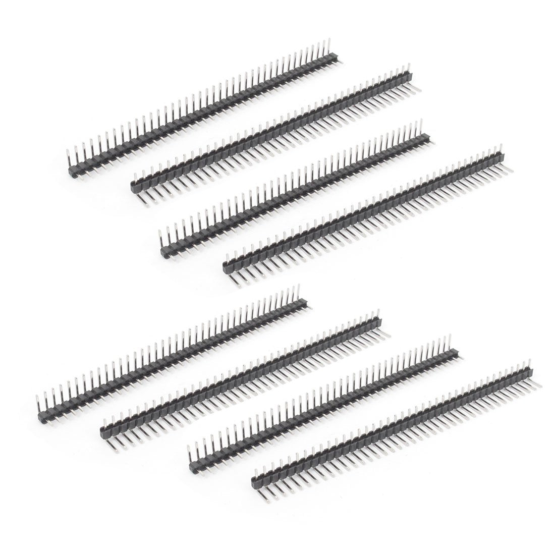 a15062500ux0447 Right Angle Single Row 40-pin 2.0mm Male Header for Breadboard (Pack of 8)