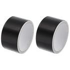 Aluminum Foil Tape 2 Inch x 10 Yards Black High Temperature Tape for HVAC, Sealing, Patching Hot and Cold Air Ducts 2 Pcs