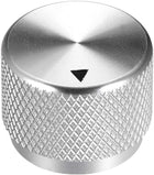 Stereo Knob, 20 * 6 * 15.5 mm Aluminium Alloy, Volume Control Knobs, Sliver