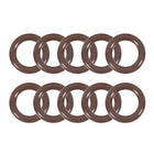 Fluorine Rubber O-Rings 14.8mm OD 9.5mm ID 2.65mm Width, Metric FKM Sealing Gasket, Pack of 10