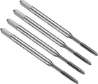 4pcs Spiral Point Thread Taps, Metric M2 x 0.4 H2 TICN Coated Machine Screw Tap Tapping Bit Threading Repair Tool, M2 High-Speed Steel (HSS)