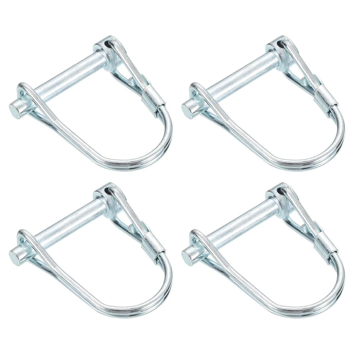 10Pcs 3/16" Dia Trailer Coupler Pin, 1-1/4" Long Coupler Pin Shaft Locking Pin, Round Pto Pin for Farm Trailers and Garden